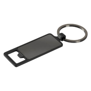 PILLAR OPENER, privezak za ključeve sa otvaračem za flaše, tamno metalni