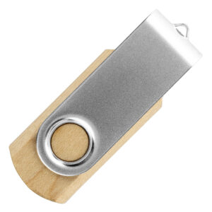 SMART WOOD, usb flash memorija, mat silver