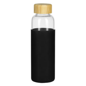 ADA, boca za vodu sa silikonskom navlakom, 500 ml, crna