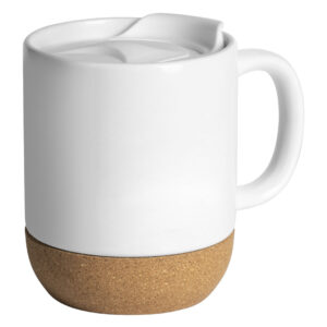 CORTADO, keramička šolja sa dnom od plute, 400 ml