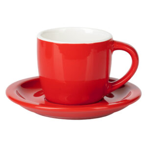 MOMENTO C MINI, šolja za espresso sa tacnom od fine keramike, 100 ml